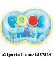 Poster, Art Print Of Summer Time Pool Party Design
