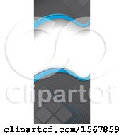 Poster, Art Print Of Gray Blue And White Background