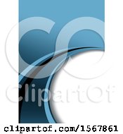 Poster, Art Print Of Blue And White Background