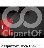 Poster, Art Print Of Gray Black And Red Background