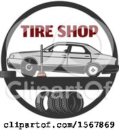 Poster, Art Print Of Car Repair Tire Shop Design