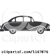 Clipart Of A Vintage Car Automotive Icon Royalty Free Vector Illustration