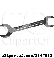 Clipart Of A Car Repair Spanner Wrench Automotive Icon Royalty Free Vector Illustration by Vector Tradition SM