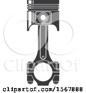 Clipart Of A Car Piston Automotive Icon Royalty Free Vector Illustration