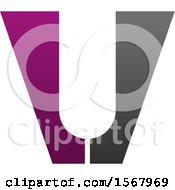 Poster, Art Print Of Letter V Logo