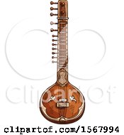 Sketched Sitar Instrument
