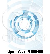 Poster, Art Print Of Blue Wormhole Background