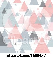 Clipart Of A Minimalistic Scandinavian Geometric Background Royalty Free Vector Illustration