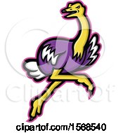 Tough Ostrich Sports Mascot