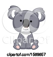Poster, Art Print Of Cute Sitting Koala