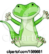 Cute Sitting Gecko Lizard