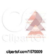 Poster, Art Print Of Geometric Design With Triangles And Text Space