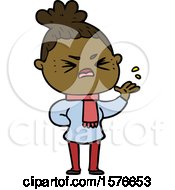 Poster, Art Print Of Cartoon Angry Woman