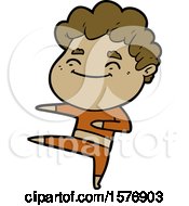 Cartoon Friendly Man