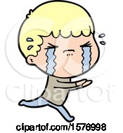 Cartoon Man Crying