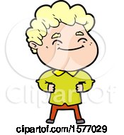 Cartoon Friendly Man