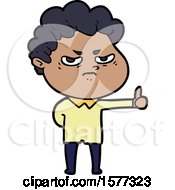Poster, Art Print Of Cartoon Angry Man