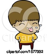 Funny Cartoon Boy