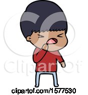 Poster, Art Print Of Cartoon Stressed Man