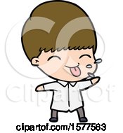 Funny Cartoon Boy