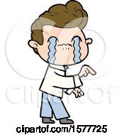 Cartoon Man Crying