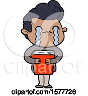 Poster, Art Print Of Cartoon Man Crying