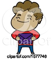 Cartoon Friendly Man