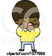 Poster, Art Print Of Cartoon Stressed Man