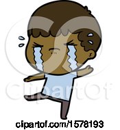 Cartoon Man Crying