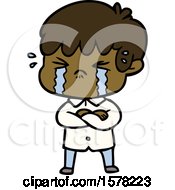 Crying Boy Cartoon