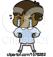 Crying Boy Cartoon