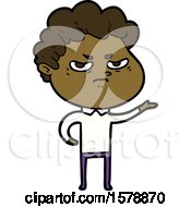 Cartoon Angry Man