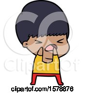 Poster, Art Print Of Cartoon Stressed Man