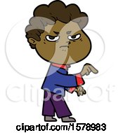 Poster, Art Print Of Cartoon Angry Man