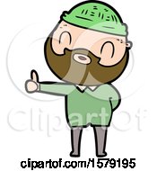 Cartoon Bearded Man