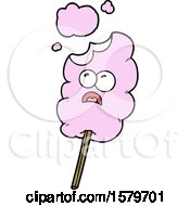 Cotton Candy Cartoon by lineartestpilot