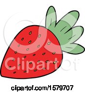 Poster, Art Print Of Cartoon Strawberry