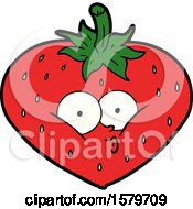 Poster, Art Print Of Cartoon Strawberry