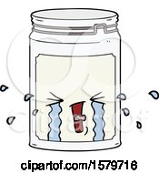 Cartoon Glass Jar