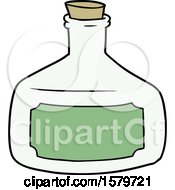 Old Bottle Cartoon