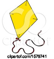Poster, Art Print Of Cartoon Flying Kite