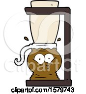 Poster, Art Print Of Cartoon Filter Coffee Machine