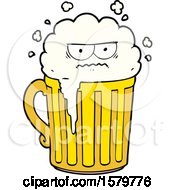 Cartoon Mug Of Beer by lineartestpilot