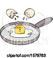 Cartoon Egg Frying