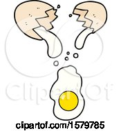 Poster, Art Print Of Fresh Cracked Egg