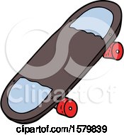 Cartoon Skateboard by lineartestpilot
