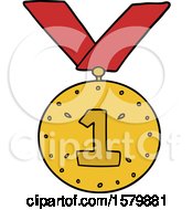 Cartoon Sports Medal by lineartestpilot