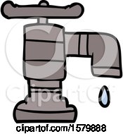 Cartoon Dripping Faucet by lineartestpilot