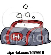 Cartoon Gym Bag by lineartestpilot