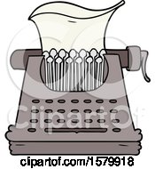 Cartoon Typewriter